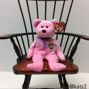 Ty Beanie Baby Retired Eggs Bear 2000